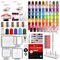 POOLIN EOC07 7.9in x 15in Embroidery Machine with 86 Embroidery Spools - Red